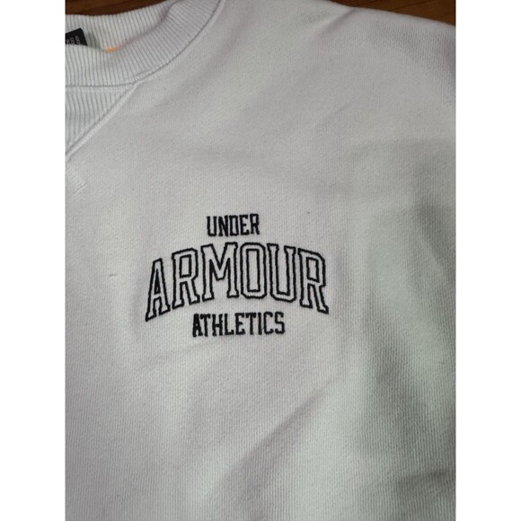 Under Armour Originators Heavyweight Short Sleeve Crew 1366413 White Mens Medium - Picture 5 of 8